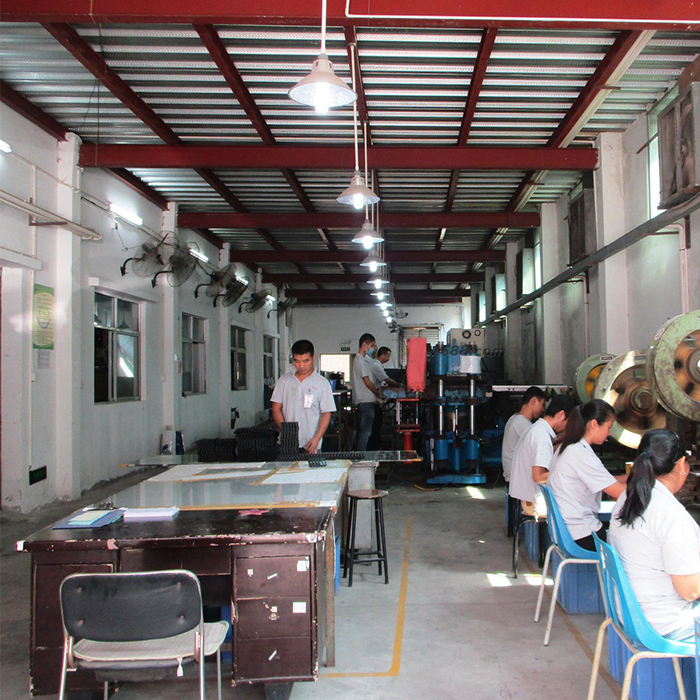 Silicon rubber production workshop
