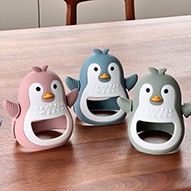 KSH-1154 silicone penguin teether 14.5